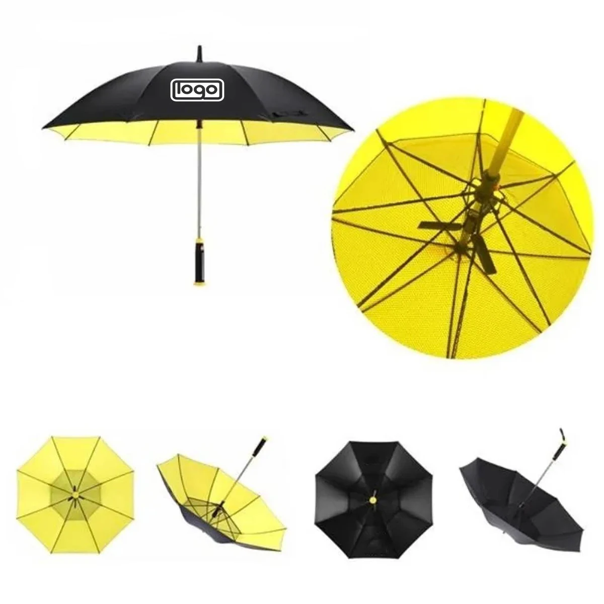 Umbrella with Cooling Fan 1