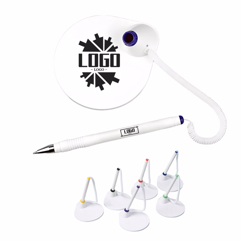 Counter Desk Gel Pen With Base For Office Or Bank Use
