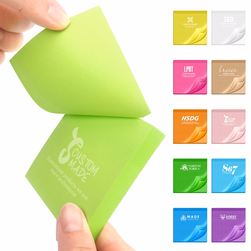 Custom Printed Sticky Notes (2 3/4'' L x 4'' W, 50 Sheets)