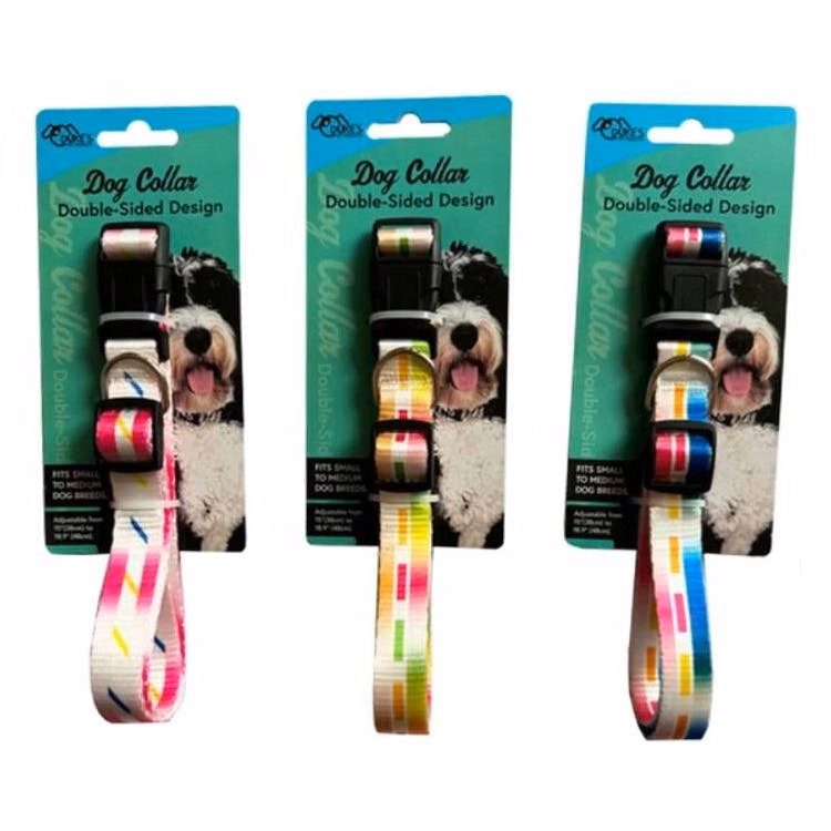 Double-Sided Dog Collar - Assorted Prints