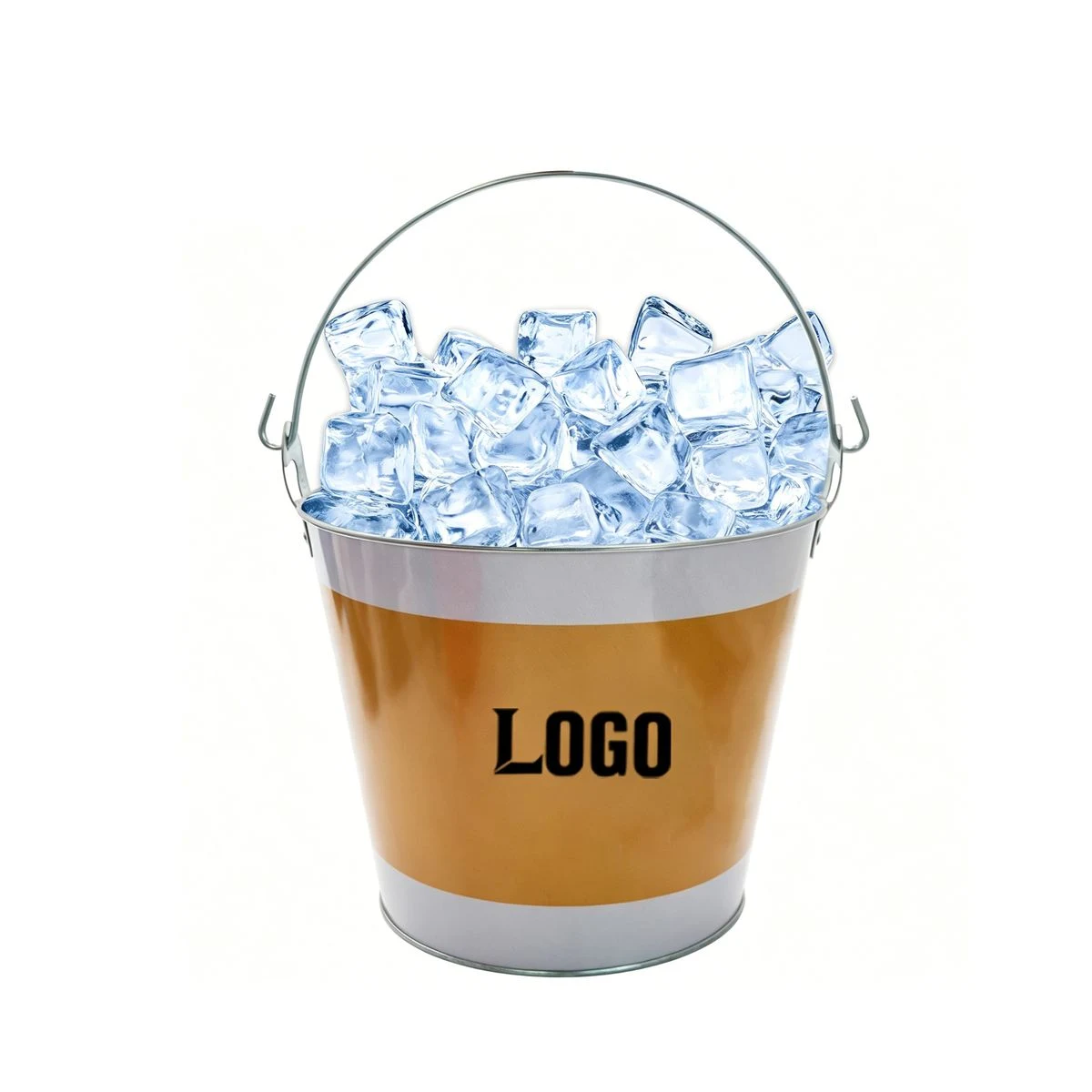 Full Color Metal Ice Bucket With Bottle Opener 1