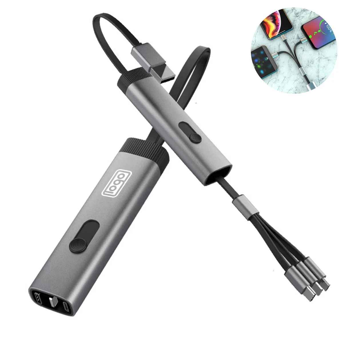 3 In 1 Multi Retractable Charger Cable 1