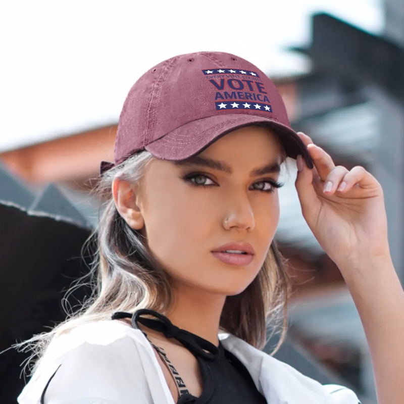 Denim Baseball Cap with Adjustable Buckle