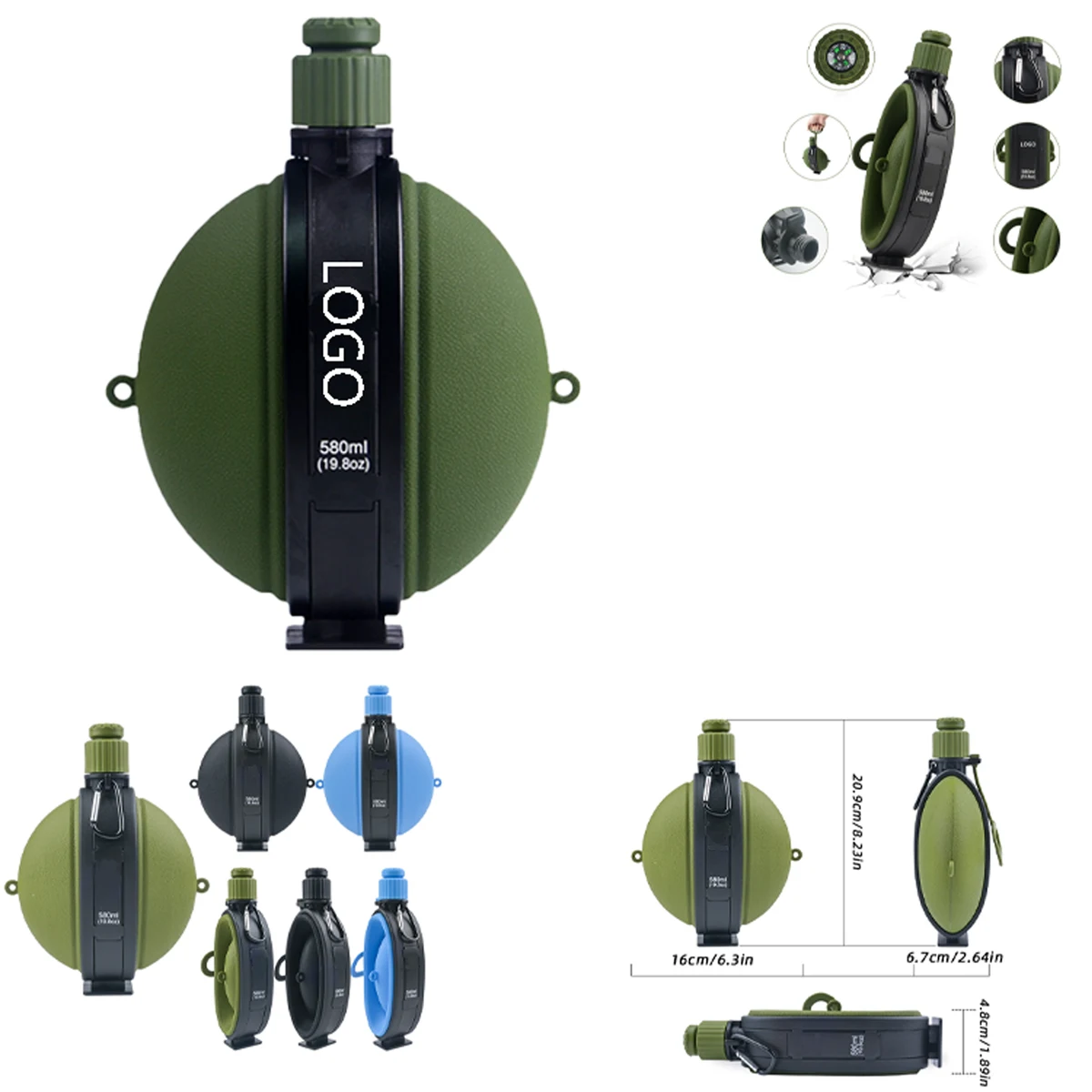 Lightweight Compressible Camping Tumbler 1