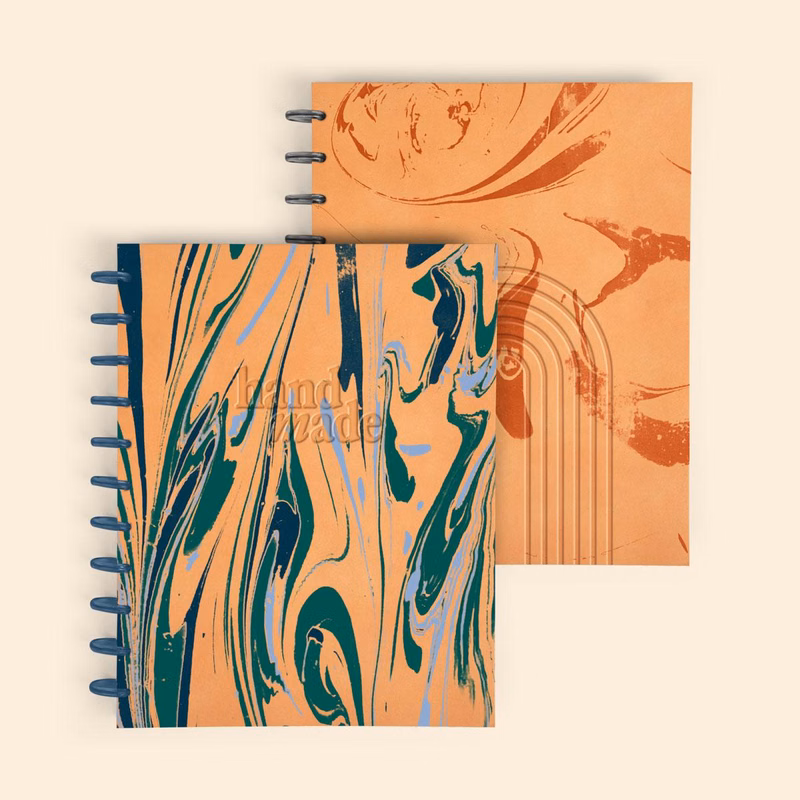 Disc Journal - Large - Marbled Leather