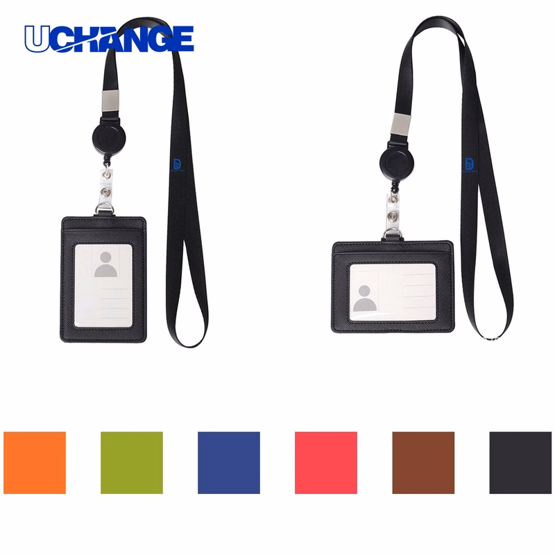 PVC Badge Holder with Retractable Lanyard