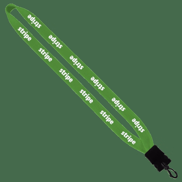 3/4" Cotton Lanyard with Plastic Snap-Buckle Release & Swivel Hook