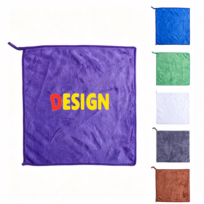 11.81in Microfiber Cleaning Cloth with Hanging Loop