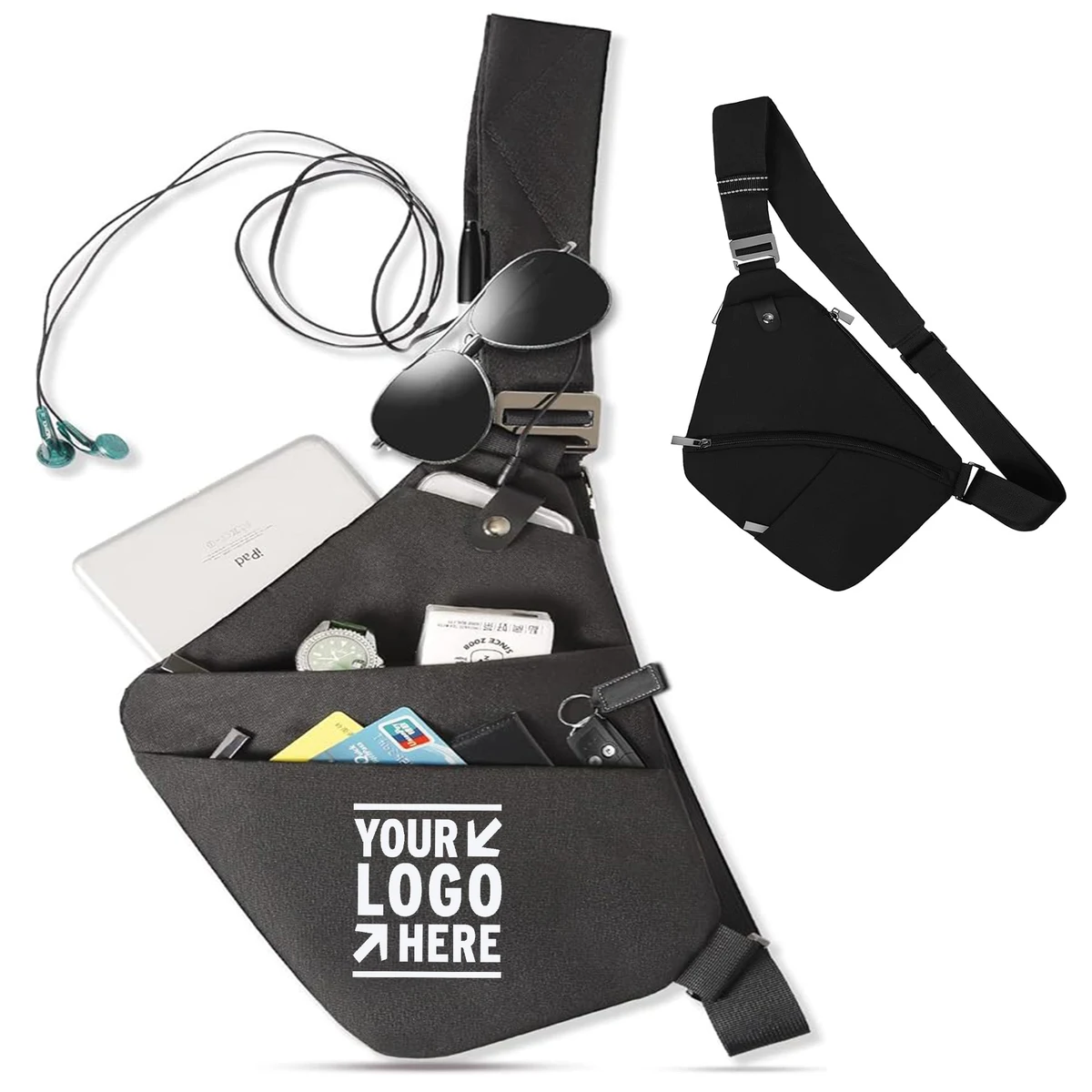 Men Women Anti-theft Crossbody Shoulder Sling Bag Chest Backpack Casual Daypack 1