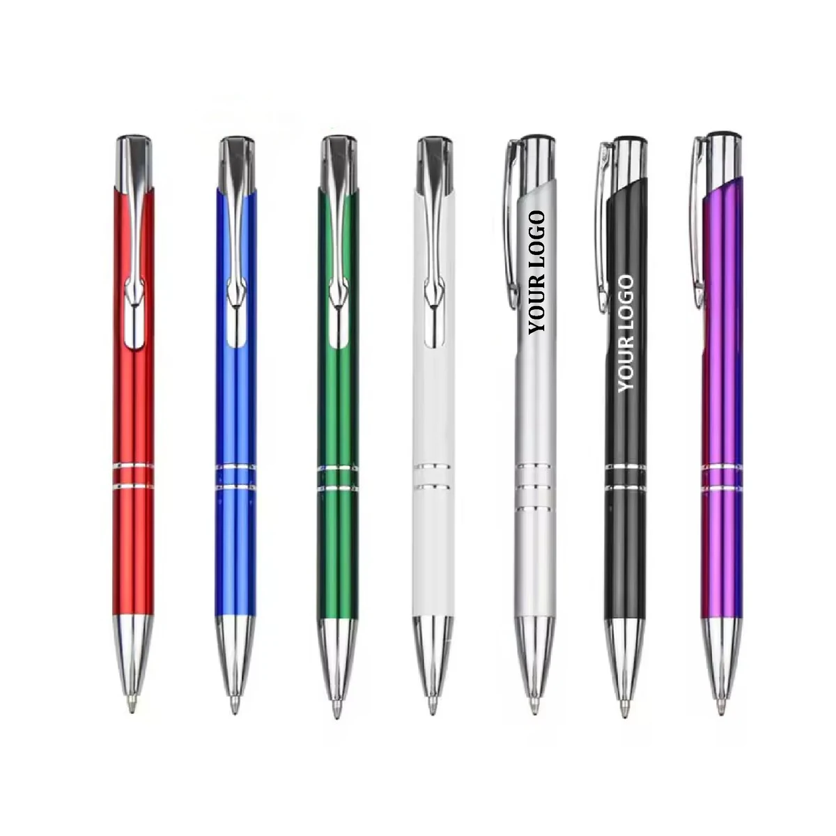Laser Engraving Personalized Advertising Customised Ball Point Metal Luxury Pen 1
