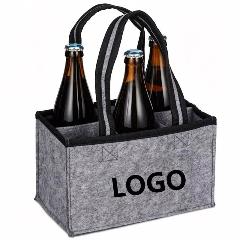 9"x5.9"Felt Wine Bag