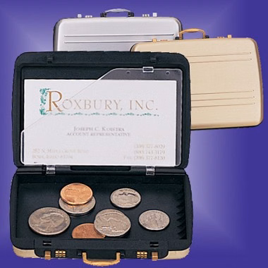 BRIEF CASE STYLE CREDIT CARD & POCKET CHANGE CASE