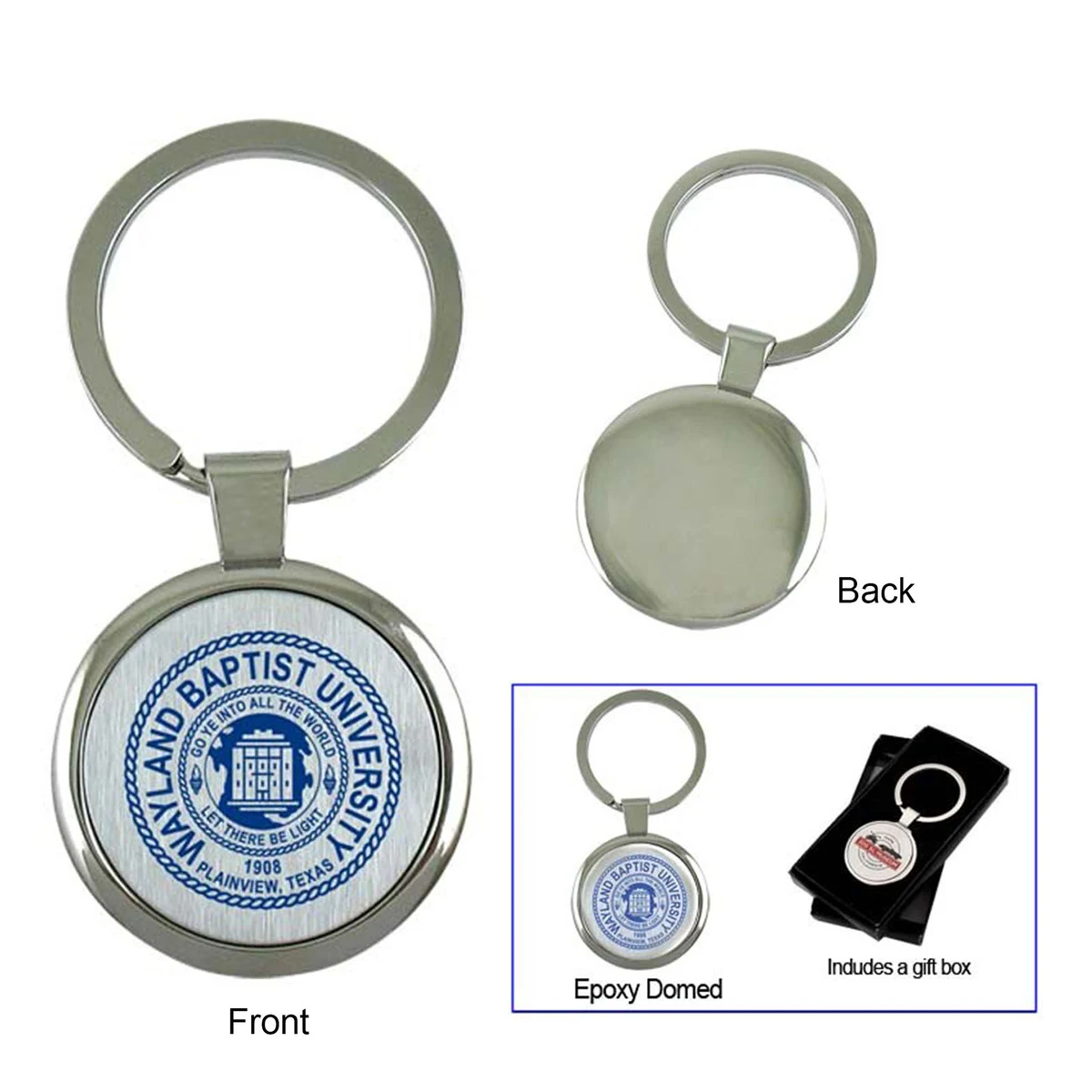 Round Key Tag (Key Chain, Keychain, Key chains) 1