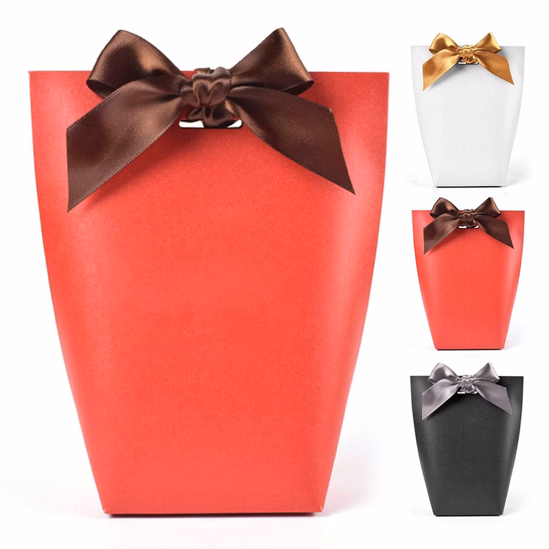 Small Foldable Gift Bag with Bow