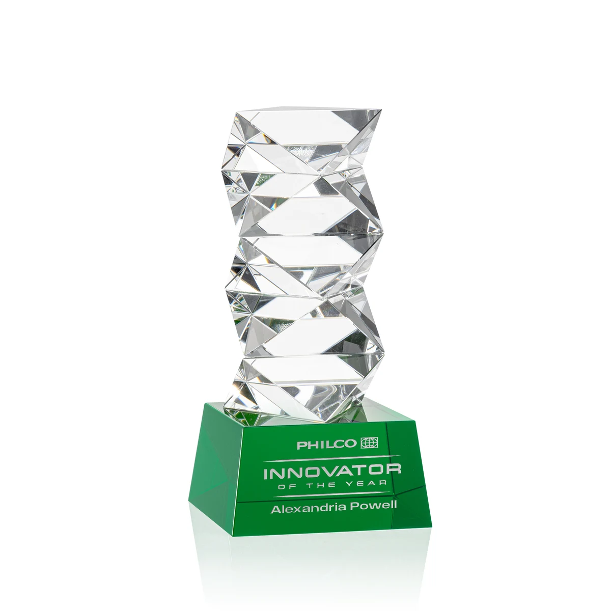 Callucci Award on Robson Base - Green 1