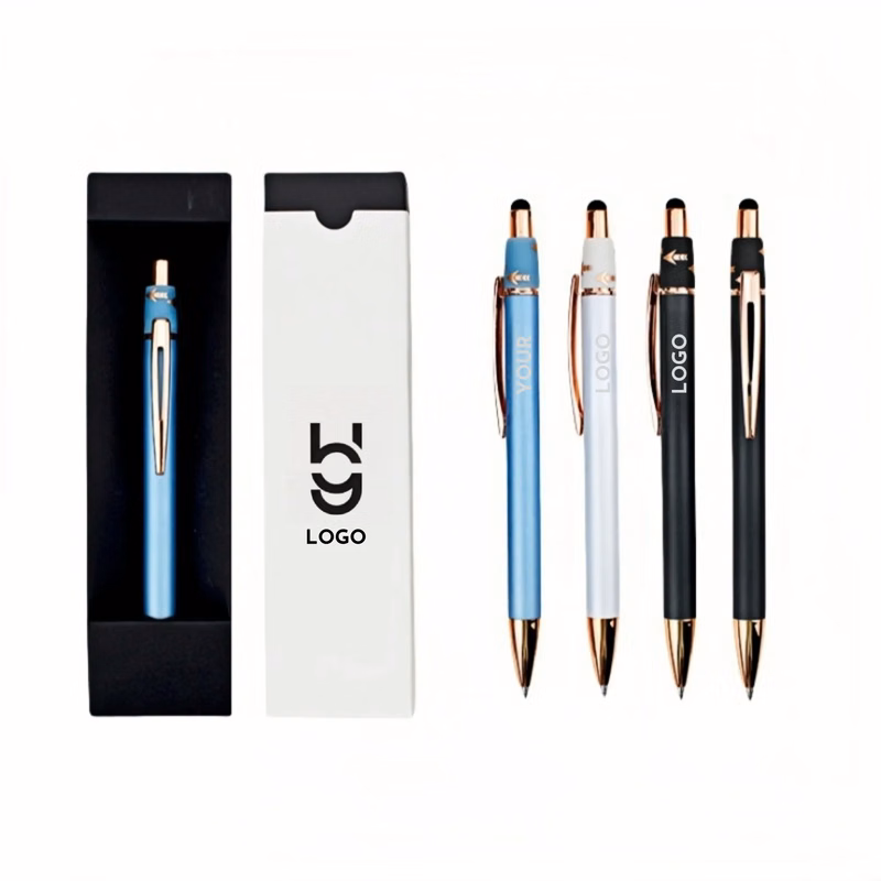 Custom Logo Metallic Gift Pen Set in Box, Stylish & Promotio