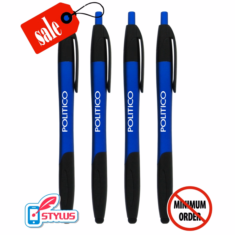 Closeout Colored Barrels - Effective - Stylus Pens with Black Trim