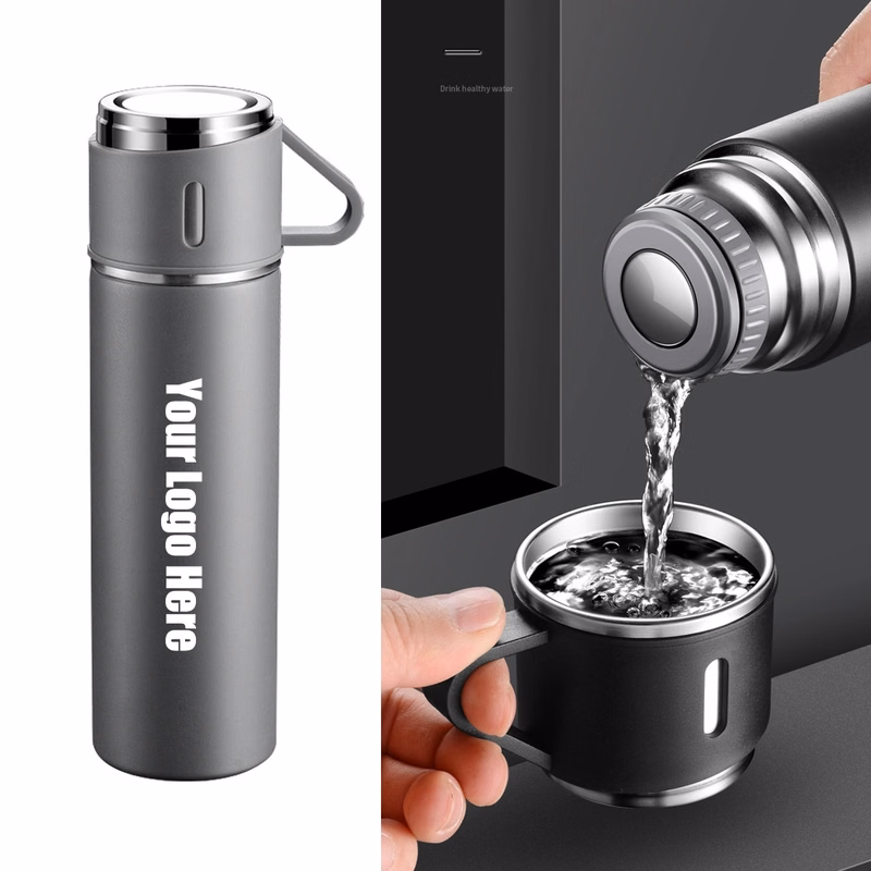Insulated Vacuum Bottle With Cup