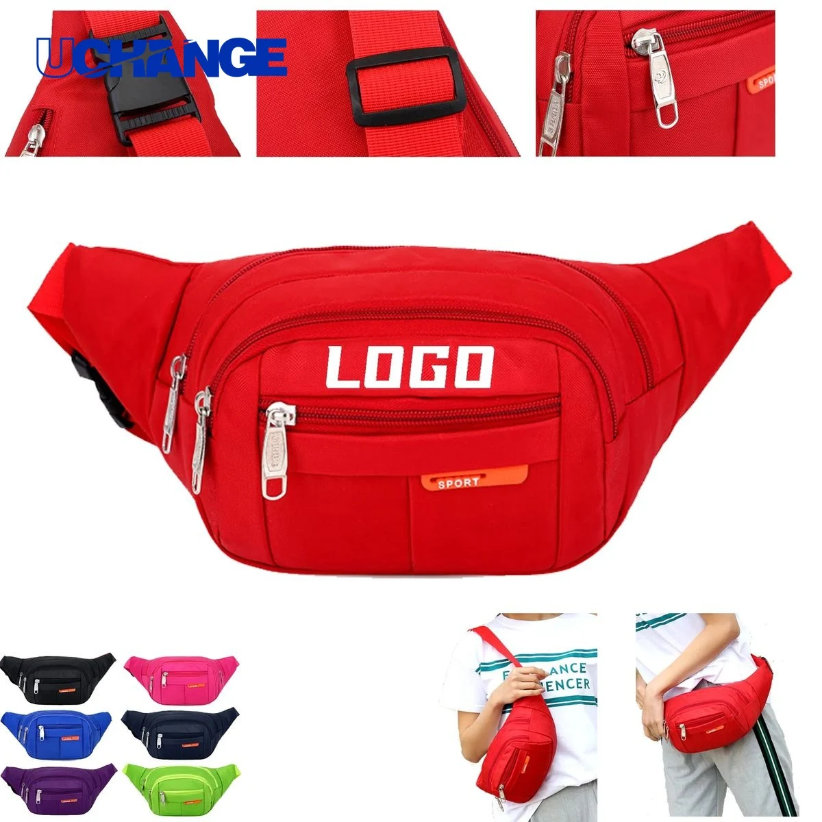 400D Polyester Fanny Pack 1