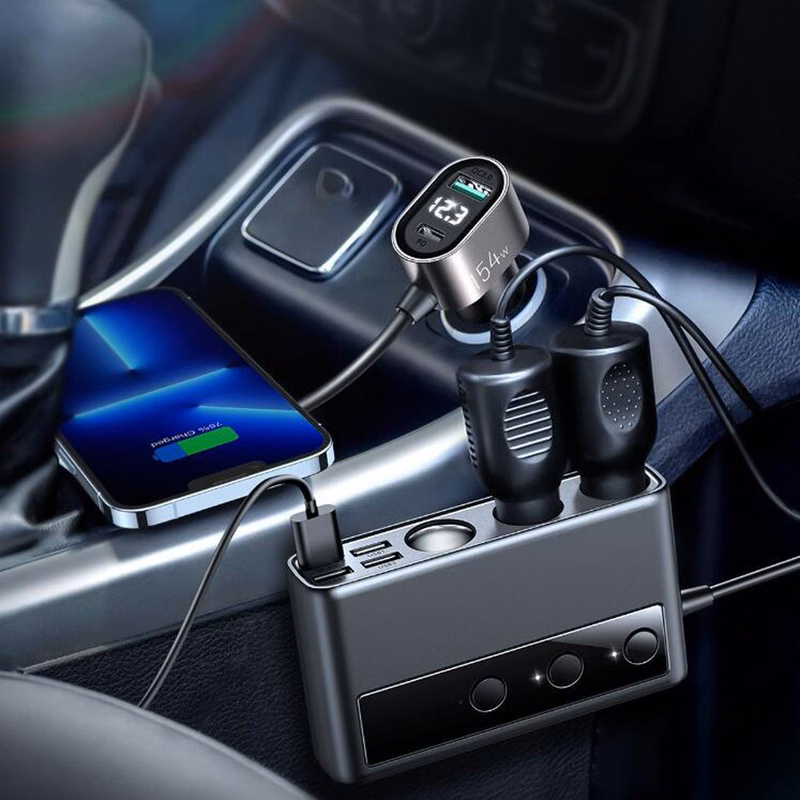 9-Port Car Charger Adapter