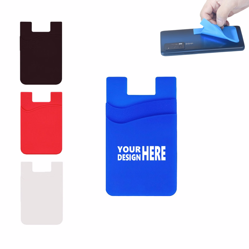 MOQ 100 Silicone Phone Wallet