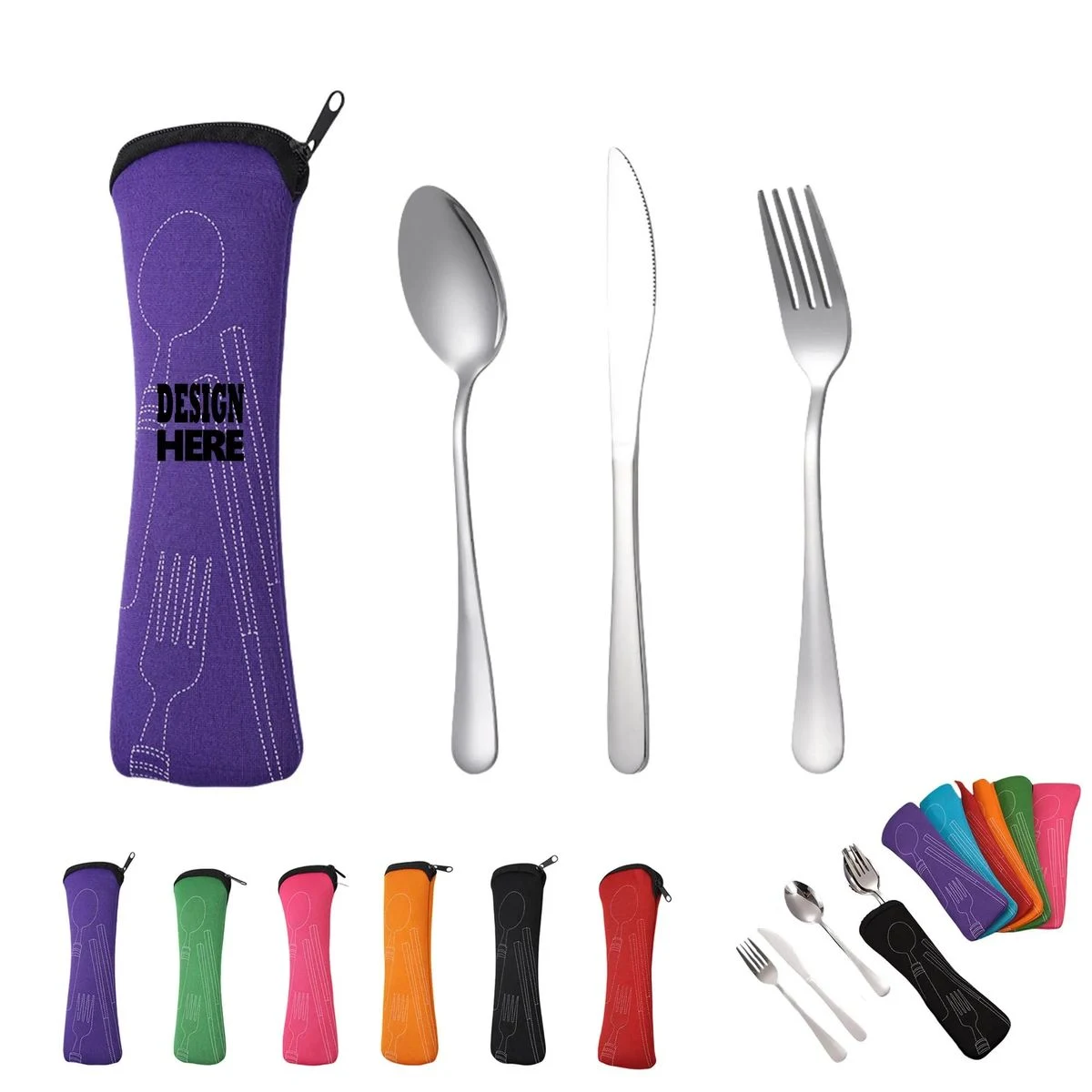 Travel Cutlery Reusable Silverware Set 1