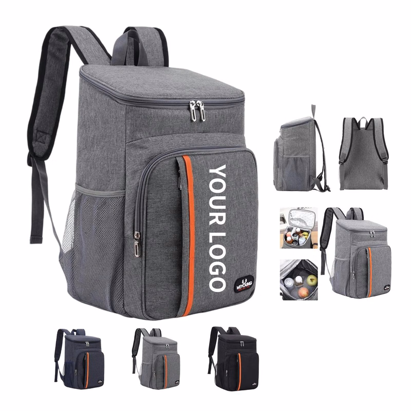 Portable Lunch Backpack with PEVA Lining