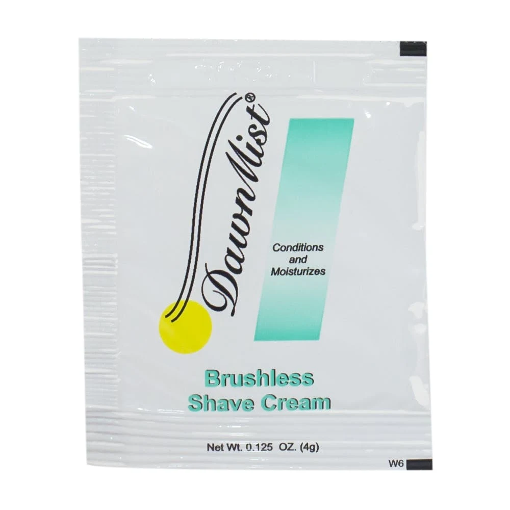 Shave Cream Packets - 0.125 oz 1