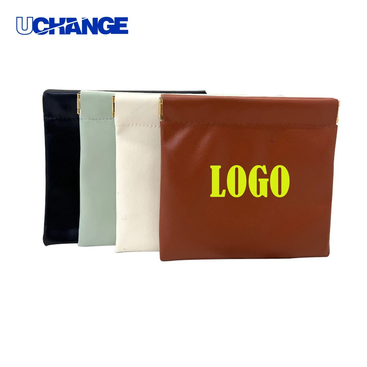 PU Leather Self-Closing Mini Storage Bag 1