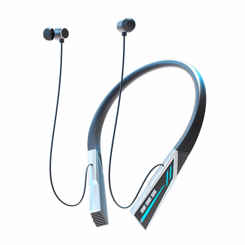 Wireless Neckband Headphones Foldable Lightweight Build