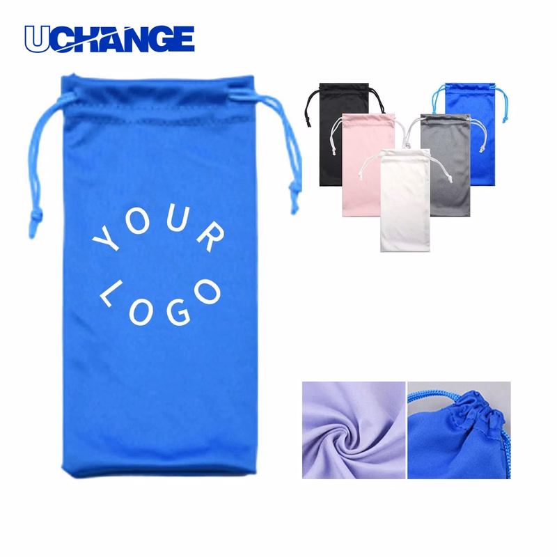 Microfiber Drawstring Pouch Case for Accessories
