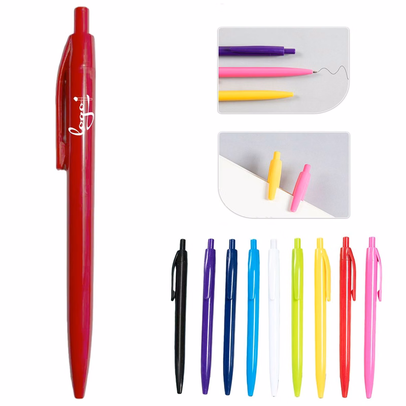 Colored Retractable BallPoint Pens