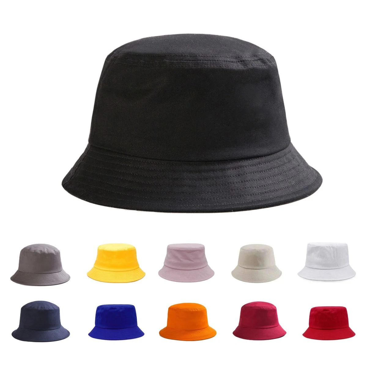 Cotton sun Bucket Hat 1
