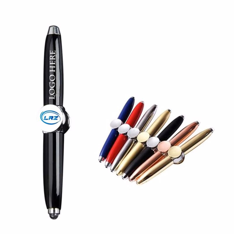 Led Light Spinning Ballpoint Pen