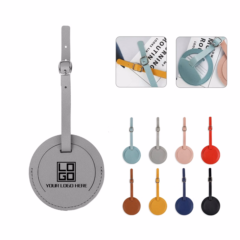 PU Leather Luggage Tag