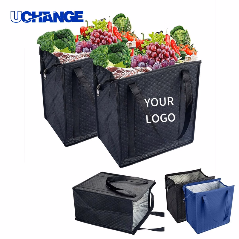 Non Woven Cooler Bag Carrier for Travel Outdoor Use