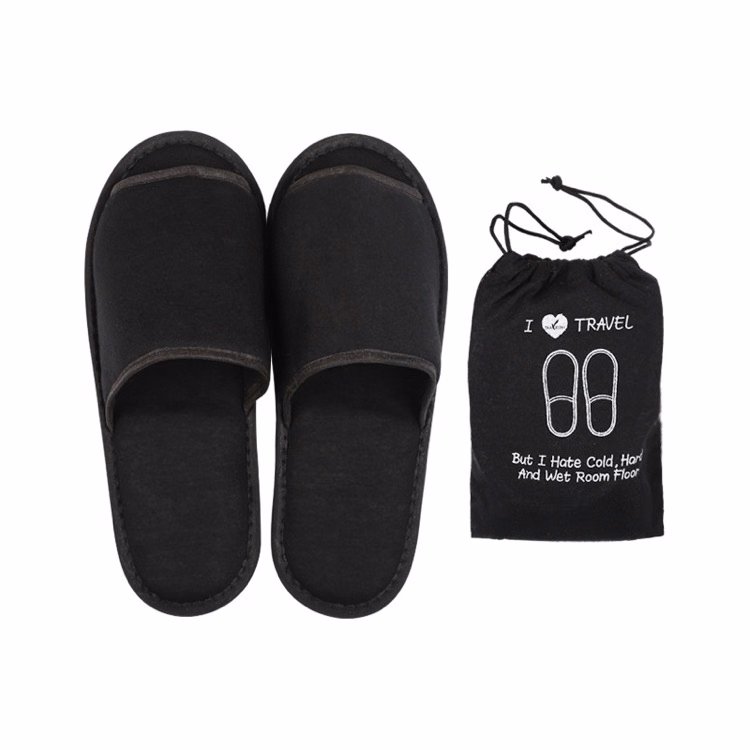 Portable Travel Slippers with Storage Bag