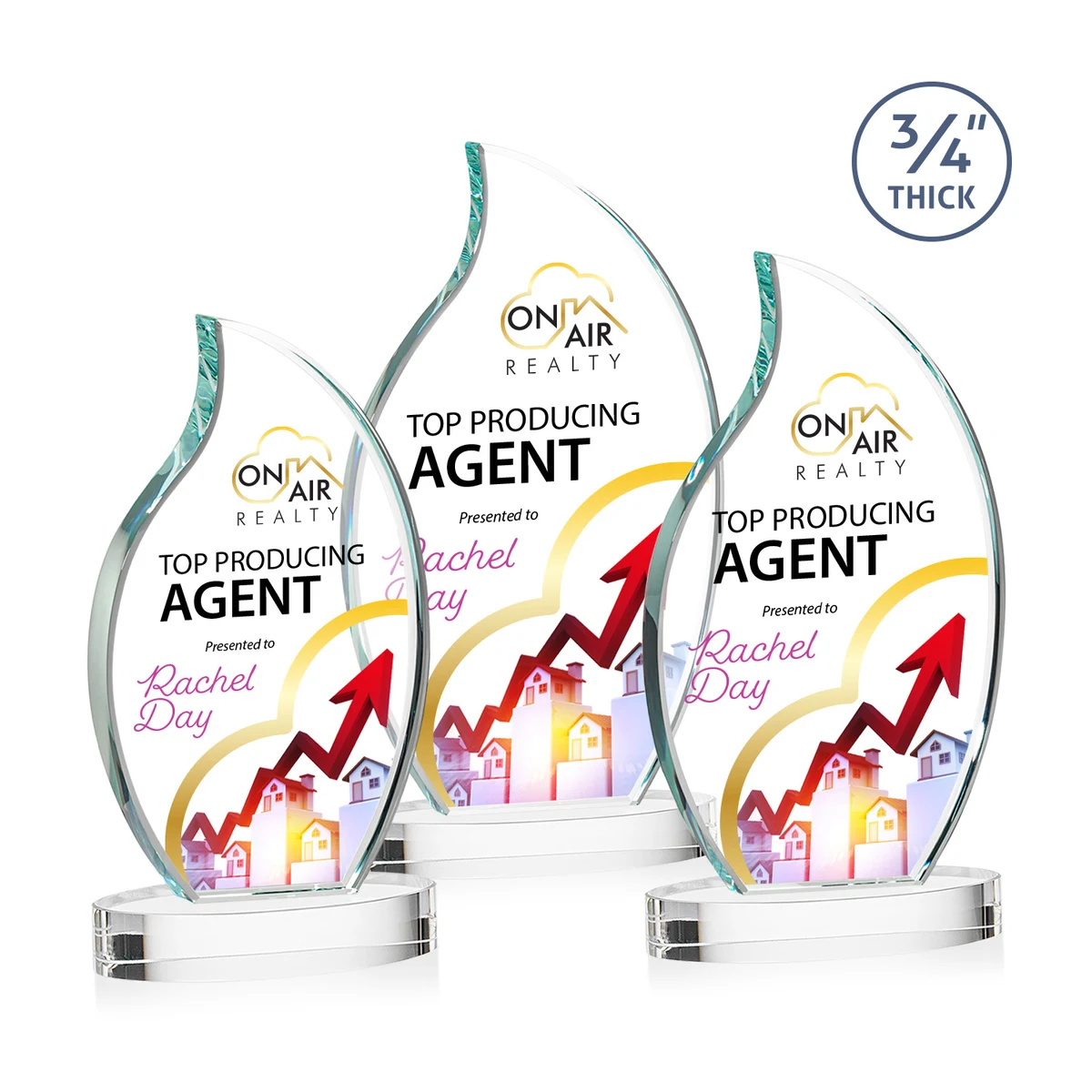 Croydon VividPrint™ Award on Alberton Base - Clear 1