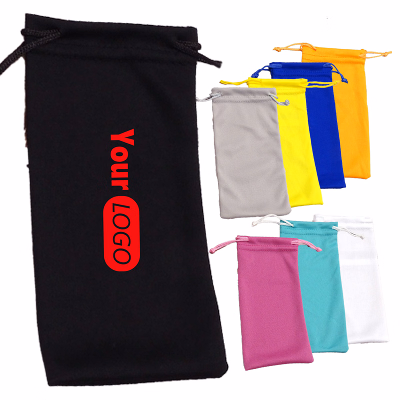 Microfiber Ultra-Soft Eyeglass Pouch with Drawstring Closure