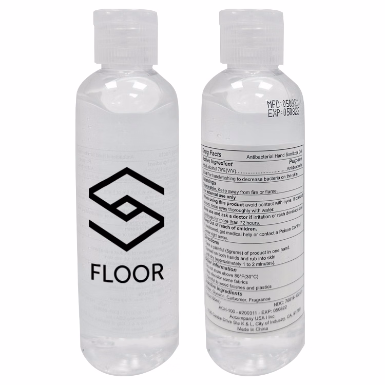 3.4oz One Color Imprint Hand Sanitizer Bottle