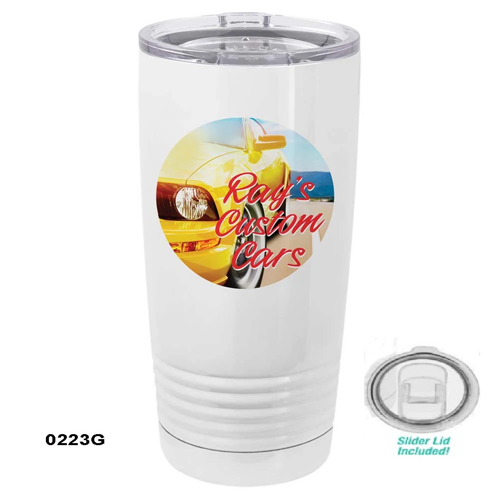 Sublimatable Polar Camel 20 oz. stainless SteelTravel Mug w/Slider Lid. 1
