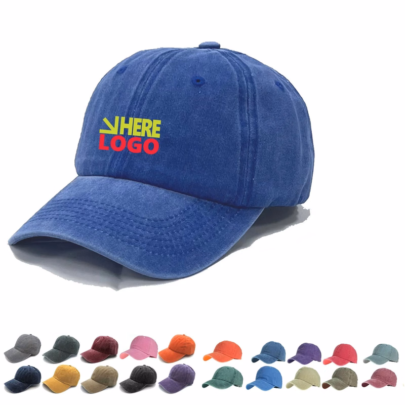 Vintage Washed Distressed Baseball Cap