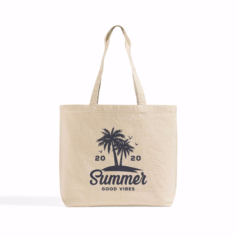 Comfort-Carry Canvas Tote Bag