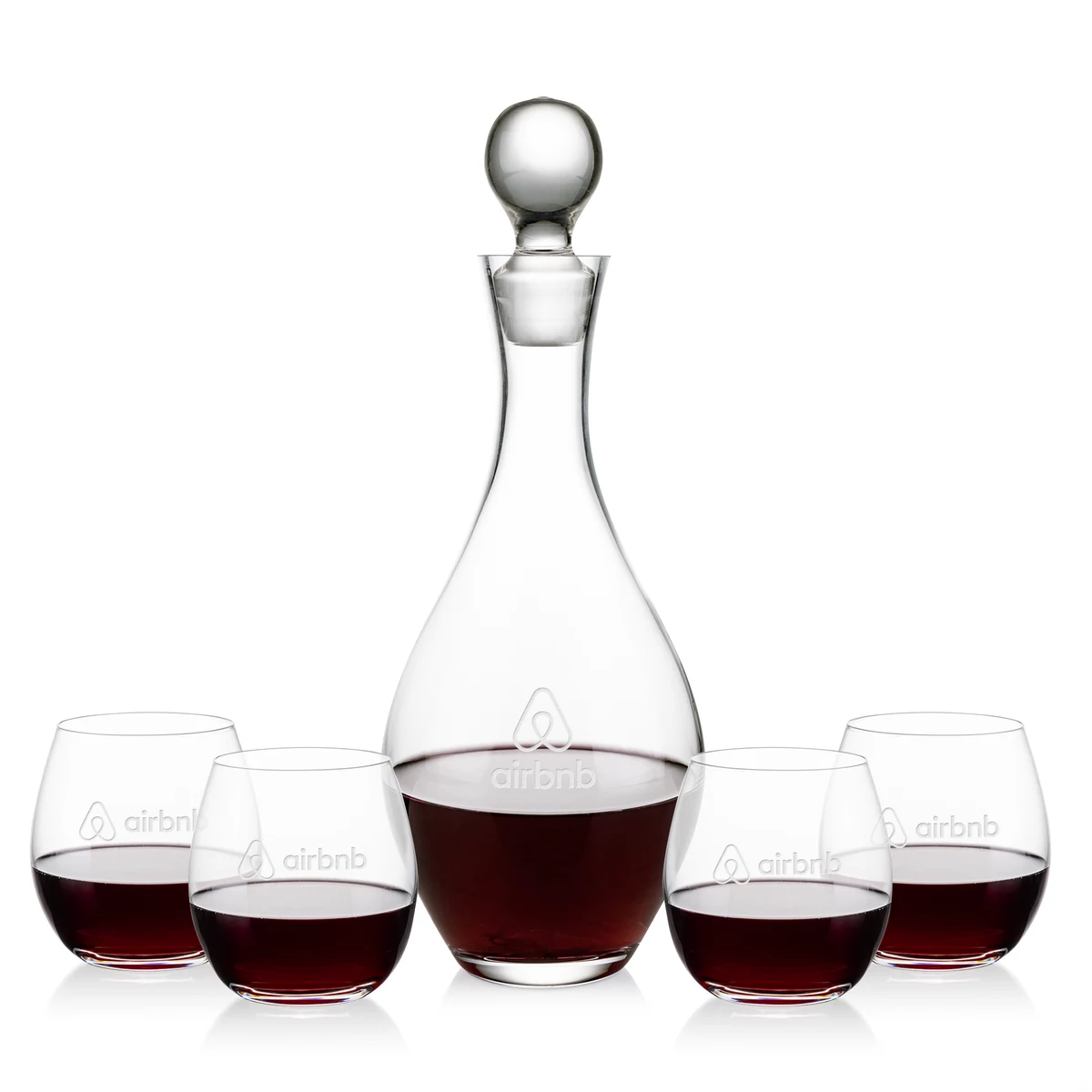 Briarwood Decanter & Redmond Stemless Wine Set 1