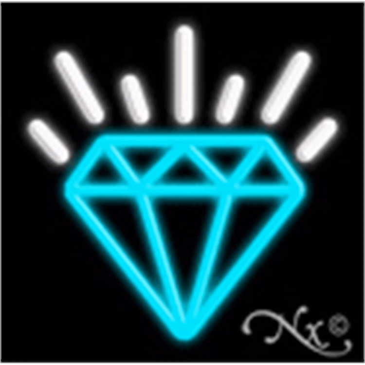 Diamond Logo Economic Neon Sign