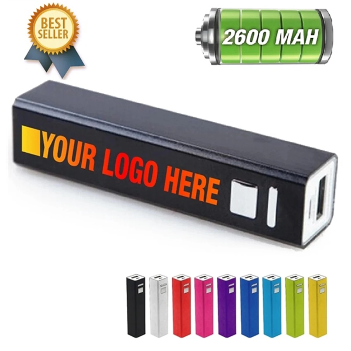 Popular Aluminium Portable Power Banks 2600mAh 1