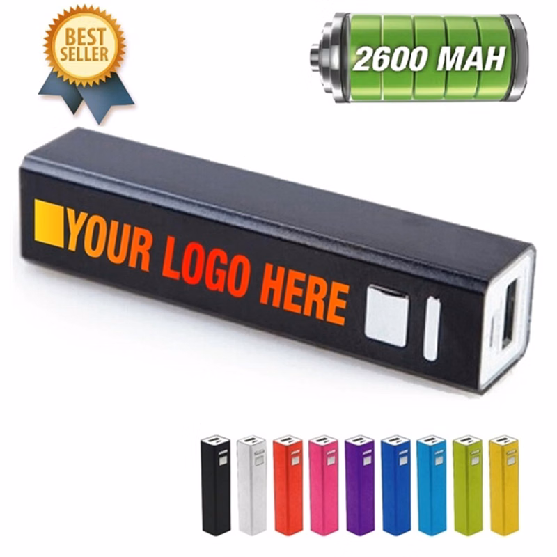 Popular Aluminium Portable Power Banks 2600mAh
