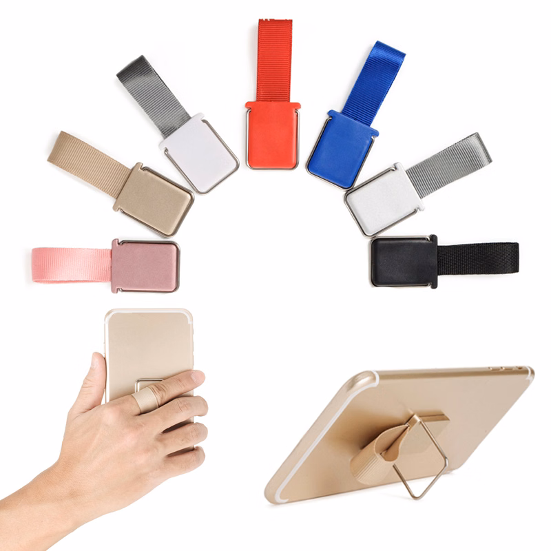 Finger Sling Phone Elastic Strap Grip Stand