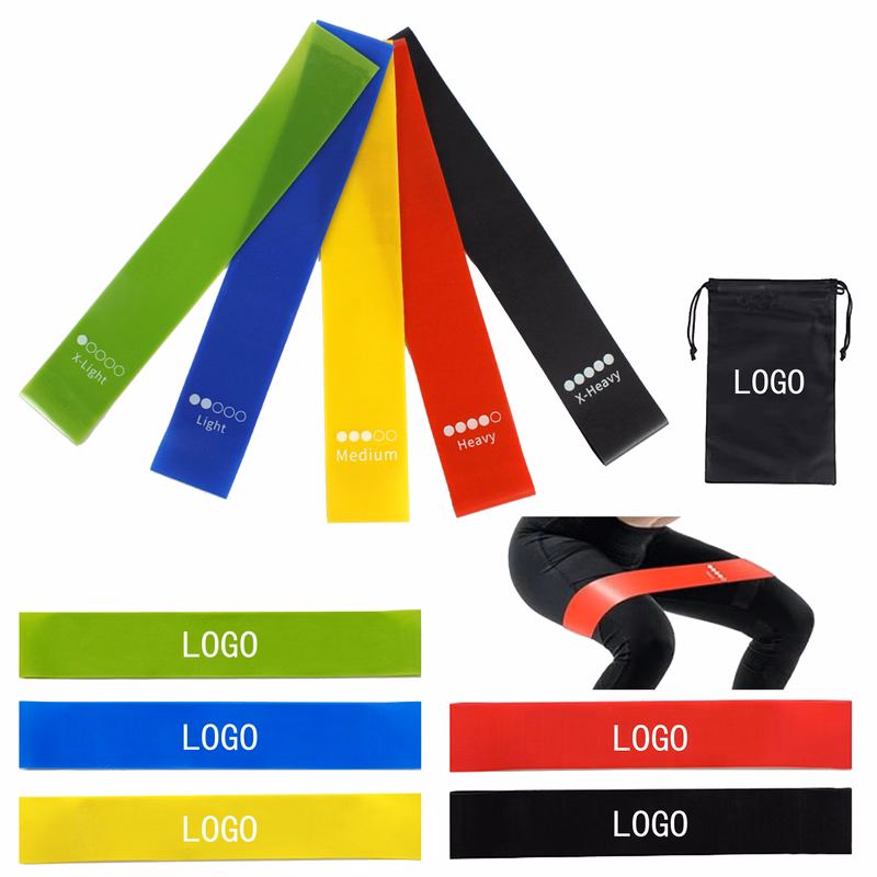 Five Color Yoga Storage Bag Fitness Resistance Band