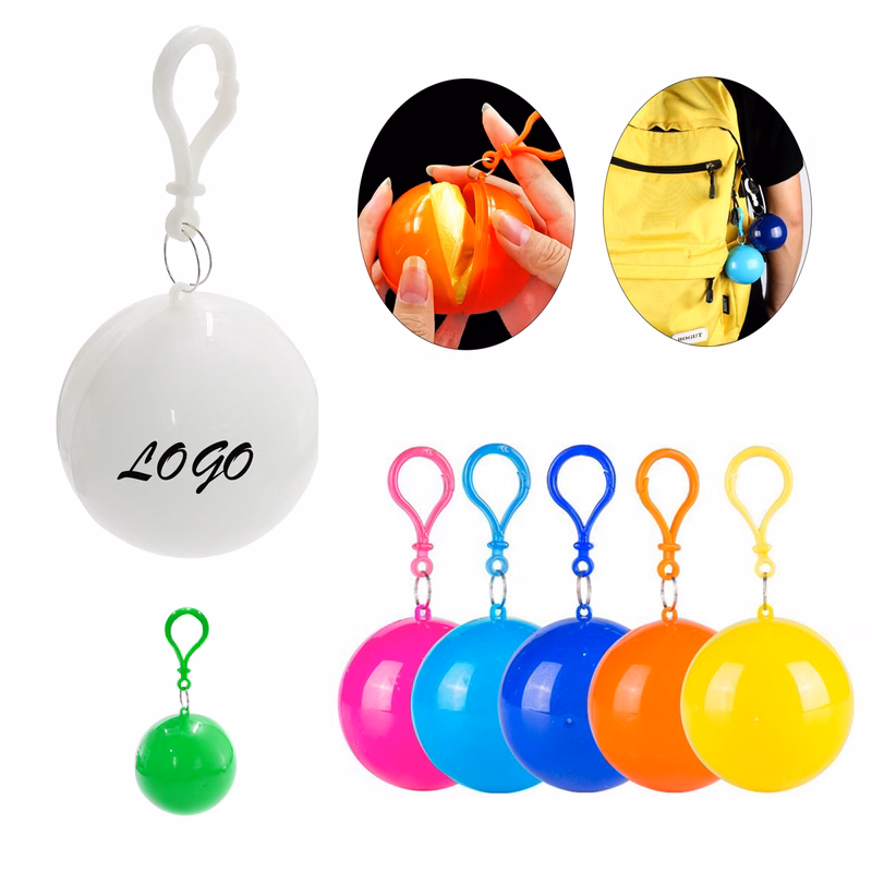 Portable Spherical Disposable Raincoat